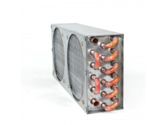 厂家定制非标3HP空调冷凝器铜管翅片式冷凝器图2