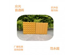 新疆盲道砖 新疆塔城全瓷盲道砖规格尺寸 众光厂家供应图2