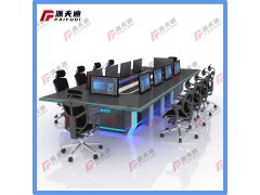 操作台监控台监控室控制台指挥中心调度中心工作台监控桌弧形现代图4