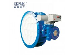 D942X电动双偏心法兰蝶阀图1