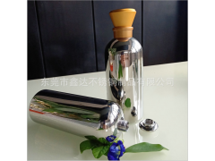 大岭山两斤装白酒壶饮料壶 不锈钢圆形酒壶加工直销图5