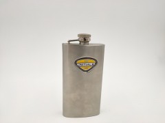 供应便携式男士随身小酒壶 304不锈钢酒壶野外7oz酒壶礼品图3