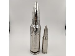 大岭山新款304不锈钢镜面酒壶 可定制 **头型不锈钢酒壶图2