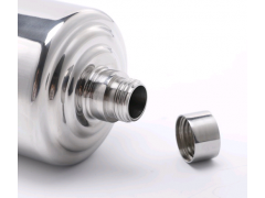 大岭山两装圆柱形小酒壶 不锈钢母子壶白酒壶厂家直销图3