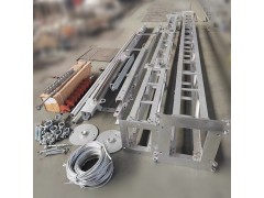 电力铁路抢修塔 接触网铝合金抢修支柱 铝合金材质图2