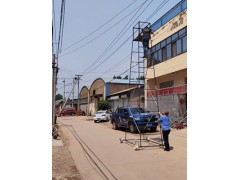 铁车梯  检修高空工作平台 钢管梯车 定制图2