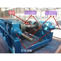 ​解析板式给料机尾轮总成装置