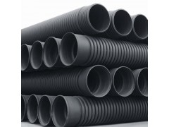 湖北龙康批发供应HDPE双壁波纹管-排水排污排气管图2