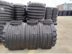 湖北龙康专业生产PE吹塑一体式三格化粪池黑色图3