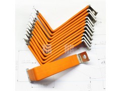 浸塑绝缘软铝排电池模组正负极连接铝件福能铜排厂图1