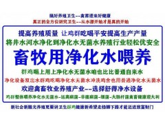 原水处理设备井水过滤器河水净水机养鸡场机械化养鸡场饮水设备图1