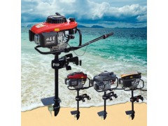 四冲程船外机水王星牌汽油挂桨机小型鱼船船挂机推进器厂家图2