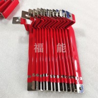 福能浸塑铜排 铜钯连接片 汽车铜铝五金配件浸粉