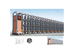 深圳水晶门维修深圳伸缩门深圳电动门祥龙翔图2