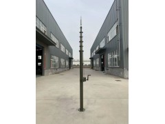 便携式13米升降避雷针,野外应急通信天线升降杆图2