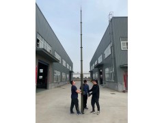 15米手动升降避雷针,应急通信车载天线升降杆图2