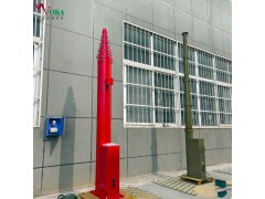 13米野外大型天线支撑杆 负载420公斤电动升降桅杆 铝合金伸缩杆图2