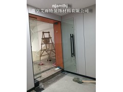 南京钢化玻璃门加工安装图1