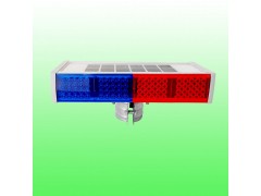 一体式太阳能警示灯 红蓝交通警示灯报价图1