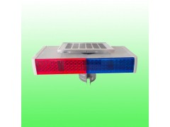 一体式太阳能警示灯 红蓝交通警示灯报价图2